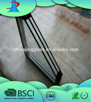 2015 hot selling defrost sealed glass panel with electric heater for commercial freezer fridge