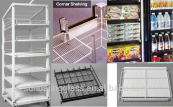 walk in fridge glass door and shelving system for supermarket walk in cooler freezer
