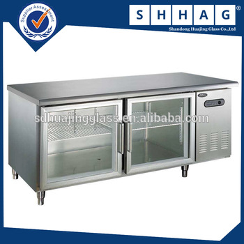 Kitchen cabinet Under counter frosted Glass kitchen cabinet Doors and hinges with frames