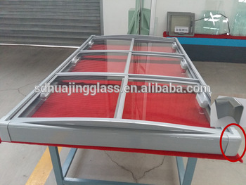 New design curved sliding glass door for chest freezer chest display deep freezer and sliding flat lid glass door