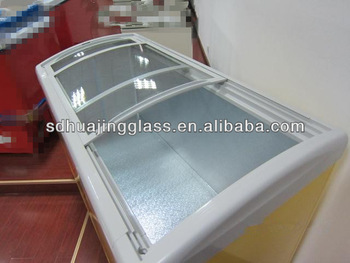 Island freezer auto defrost front to back sliding glass door supermarket jumbo freezer showcase