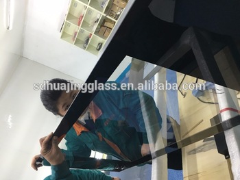 Transparent LCD productor silk screen printing toughened glass display showcase