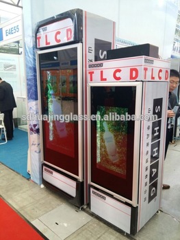 2017 New transparent screen for fridge door Clear and cool transparent LCD display for advertising