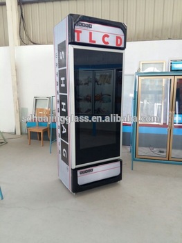 2017 New transparent screen for fridge door Clear and cool transparent LCD display for advertising