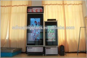 Transparent LCD Display showbox Fridge Freezer with Touch Screen Function Optional