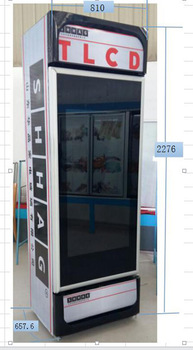 New product transparent lcd refrigerators