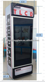 Top Quality Transparent LCD Freezer Display Glass Door with Touch Screen