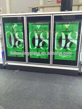 23 32 47 transparent lcd display fridge door touch optional