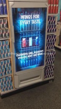 Transparent LCD Door Fridge Freezer TLCD Fridges Used in Commercial Advertising