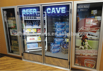 Transparent LCD Door Fridge Freezer TLCD Fridges Used in Commercial Advertising