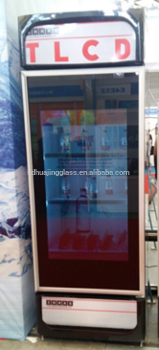 TLCD glass door fridge