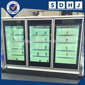 2016 Hot Sale Transparent Lcd Screen Glass Doors for Freezer