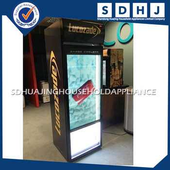 Transparent LCD display glass front door with silk screen glass door refrigerator