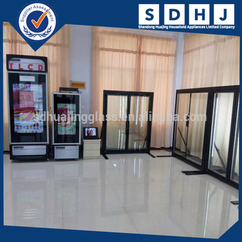 Supermarket Refrigerated Fridge TLCD Showcase Glass Door