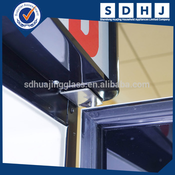 Supermarket Refrigerated Fridge TLCD Showcase Glass Door