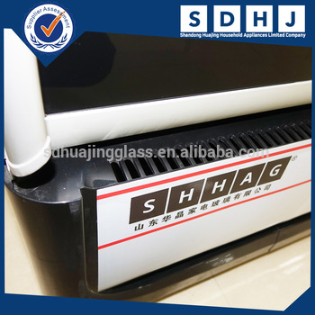 Transparent LCD Glass Door Refrigerator Commercial Advertising Display Refrigerator