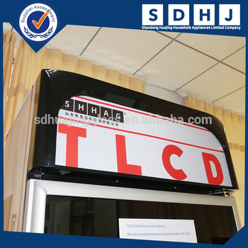 Commercial Used Refrigerator Transparent LCD Glass Door For Sale