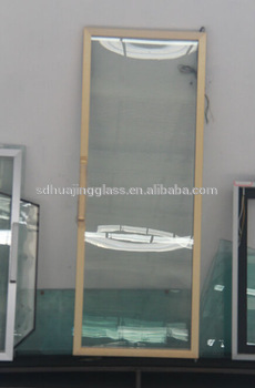 NEW model of electric heated double deck glass door for supermarket refrigerator commercial display