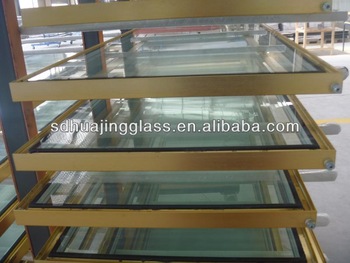 NEW model of electric heated double deck glass door for supermarket refrigerator commercial display