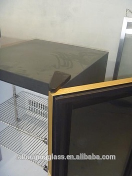 2014 alibaba new product of used refrigerators glass door with LCD screen