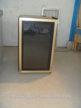 double tempered lowe insulated glass use for refrigerator and mini freezer price