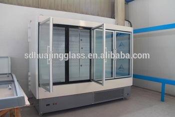 aluminium frame glass door for 20L mini refrigerator glass door fridge