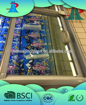 Summit new electric heated low e freeezer glass door for supermarket commercial display