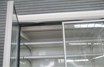 2014 cheap beverage display cooler glass door vertical freezer glass door for walk in cold room