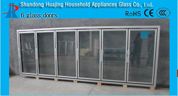 anti condensation freezer display cabinets glass door