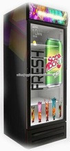 Upright Single Transparent Door Drink Fridge