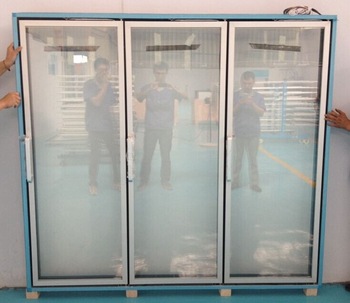 Transformation to Supermarkets of Lifelike Products display glass forwalk in room cold room chiller islandfreezer refrigerator