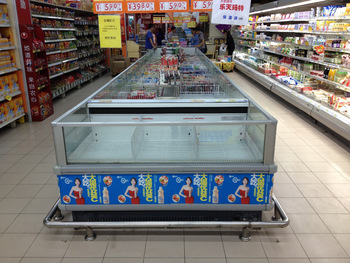 Auto anti condensation glass door for fresh keeping cases cooler display