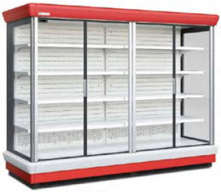 Glass door for Fridge Meat Dairy Drinks Display Chiller Commercial Display