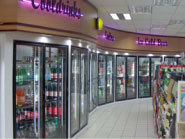 supermarket refrigeration cold frozen storage products display glass door