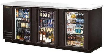 Triple Sliding Door for Bar Display Bottle Cooler
