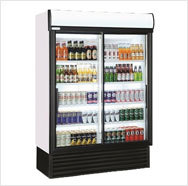 Glass door for glass fronted fridge