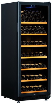 80 bottle Glass Door Display Compressor Wine Display Cabinet
