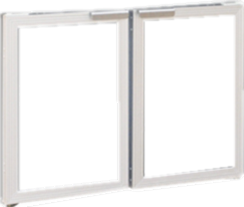 countertop refrigerator cooler glass door with aluminum frame and low e tempered safety glass