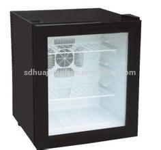 Commercial Glass Door Mini Fridge Hotel Room Fridge Table Top Mini Fridge