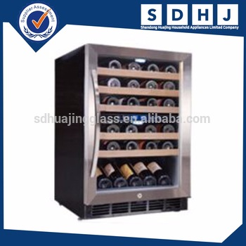 Glass door for wine fridge