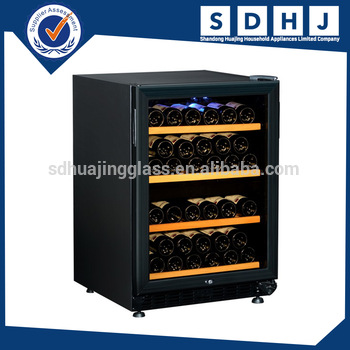 Low E And Tempered Glass Door For Wine Cooler