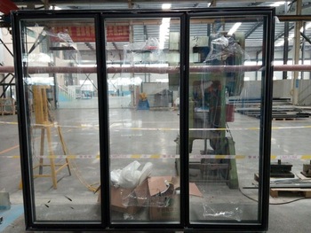 Anti fog Low e tempered SHHAG commercial glass wine refrigerator glass door