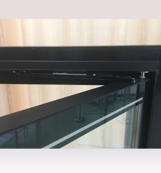 Anti fog Low e tempered SHHAG commercial glass wine chiller glass doors