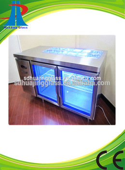 Energy saving refrigerator glass door for beverage beer