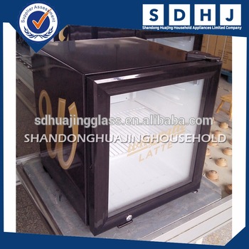 Hot sale Mini Fridge Transparent Door freezer ice box 50l
