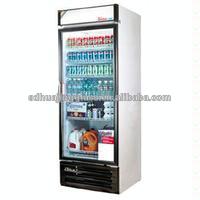 CE Kitchen Equiment Transparent Door Fridge Display Freezer Fridge Freezer