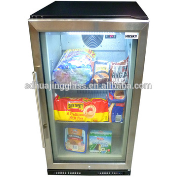 CE Kitchen Equiment Transparent Door Fridge Display Freezer Fridge Freezer