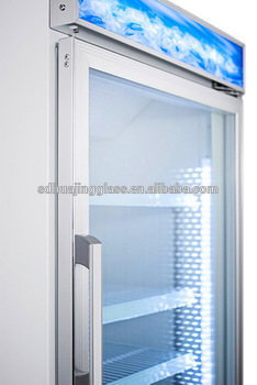 CE Kitchen Equiment Transparent Door Fridge Display Freezer Fridge Freezer
