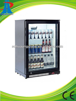 Air Cooling Mini Glass Door Fridge Freezer