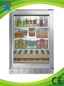 Glass door fridge Mini bars for hotel